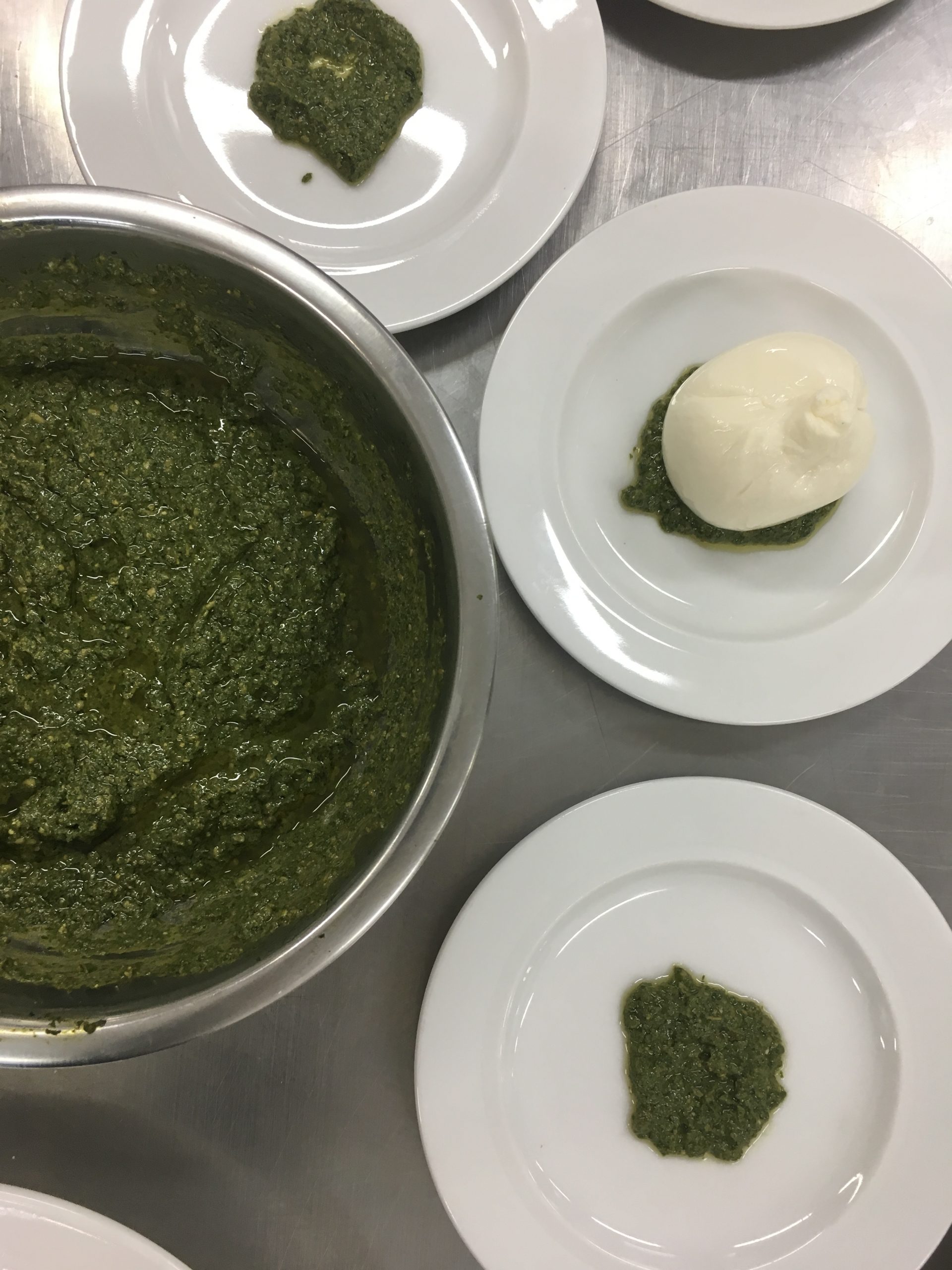 Burrata para entrada